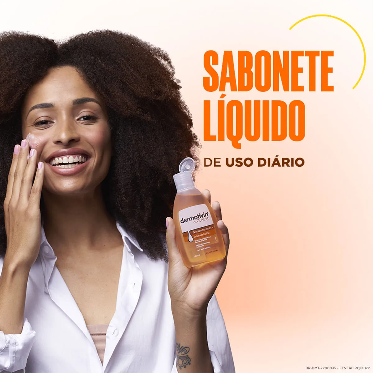 Sabonete Líquido Facial Dermotivin Oil Control 120ml — foto 5