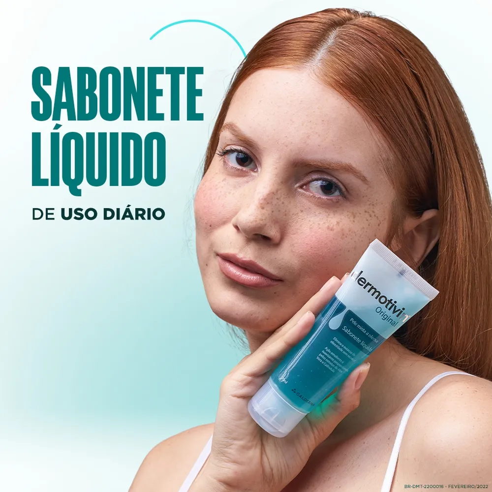 Sabonete Líquido Facial Dermotivin Original Peles Mistas e Oleosas 70ml — foto 4