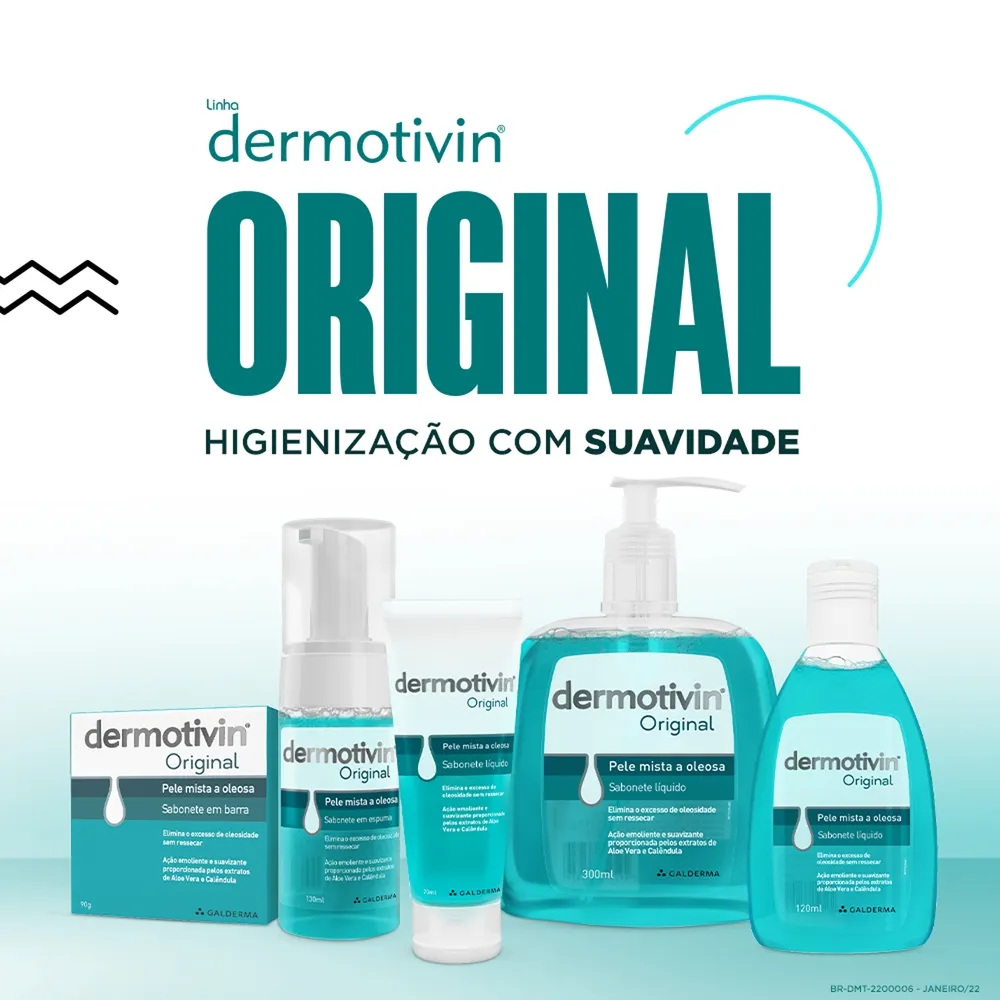 Sabonete Líquido Facial Dermotivin Original Peles Mistas e Oleosas 70ml — foto 7