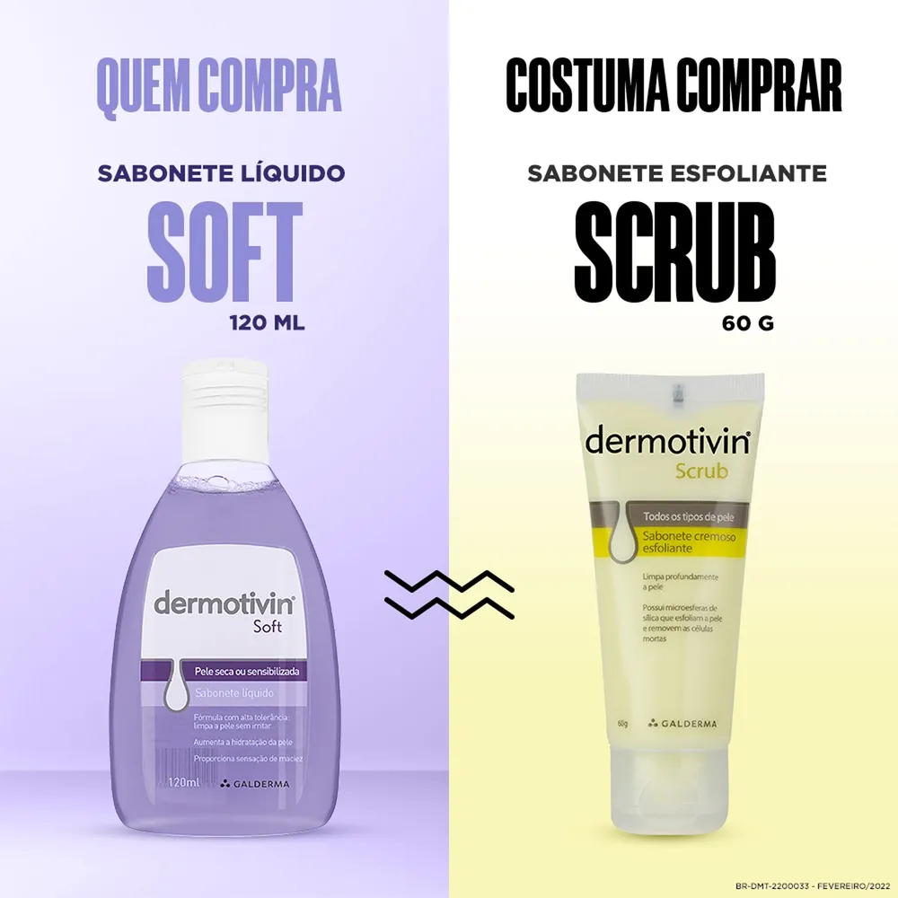 Sabonete Líquido Facial Dermotivin Soft Pele Seca ou Sensibilizada 120ml — foto 8