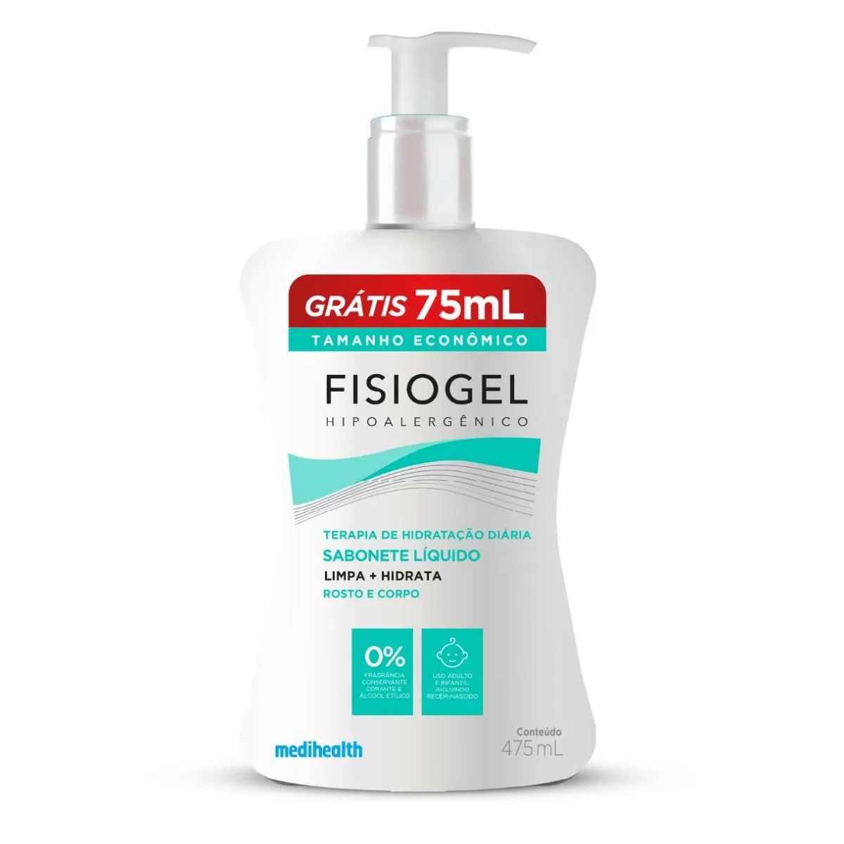 Sabonete Liquido Fisiogel Hidratante 475ml