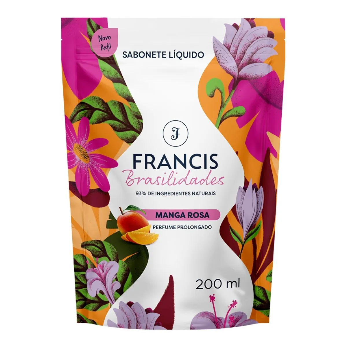 Sabonete Líquido Francis Brasilidades Manga Rosa Refil 200ml