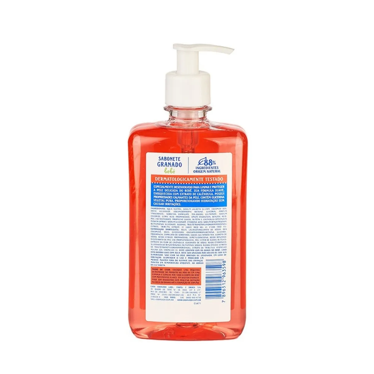Sabonete Líquido Granado Bebê Calêndula 500ml — foto 2