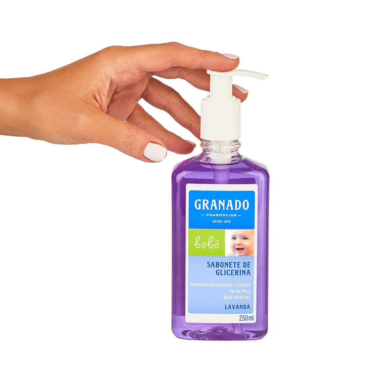 Sabonete Líquido Granado Bebê Lavanda 250ml — foto 3
