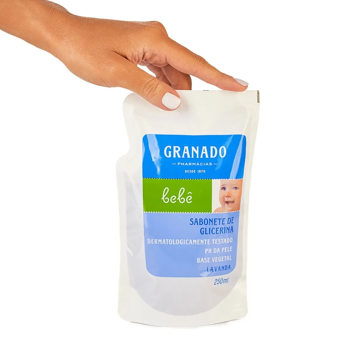 Sabonete Líquido Granado Bebê Lavanda Refil 250ml — foto 3