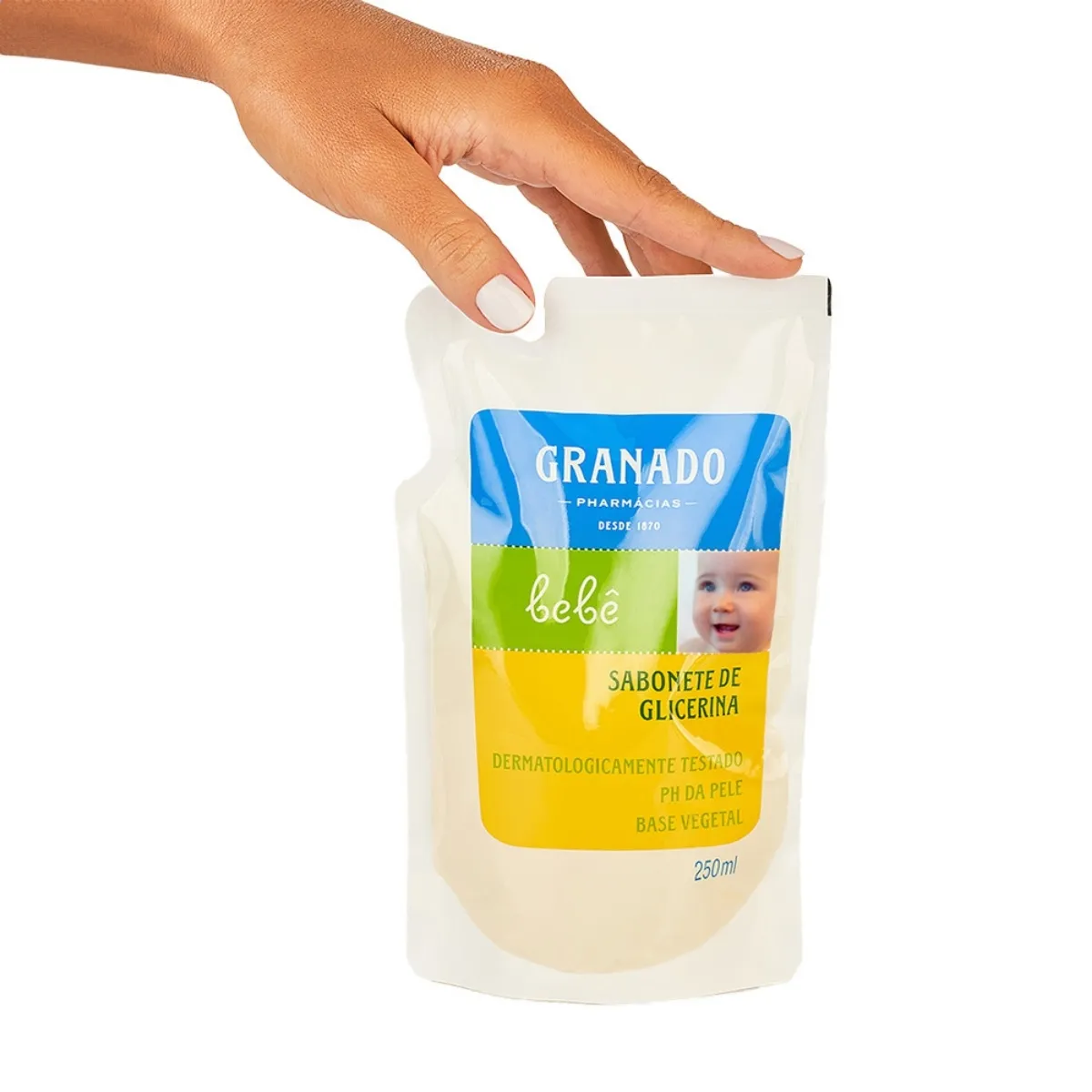 Sabonete Líquido Granado Bebê Tradicional Refil 250ml — foto 3