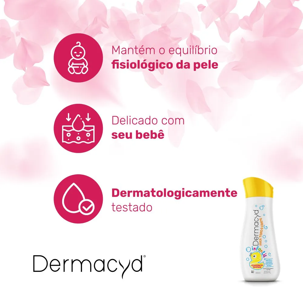 Sabonete Líquido Infantil Dermacyd 200ml — foto 2
