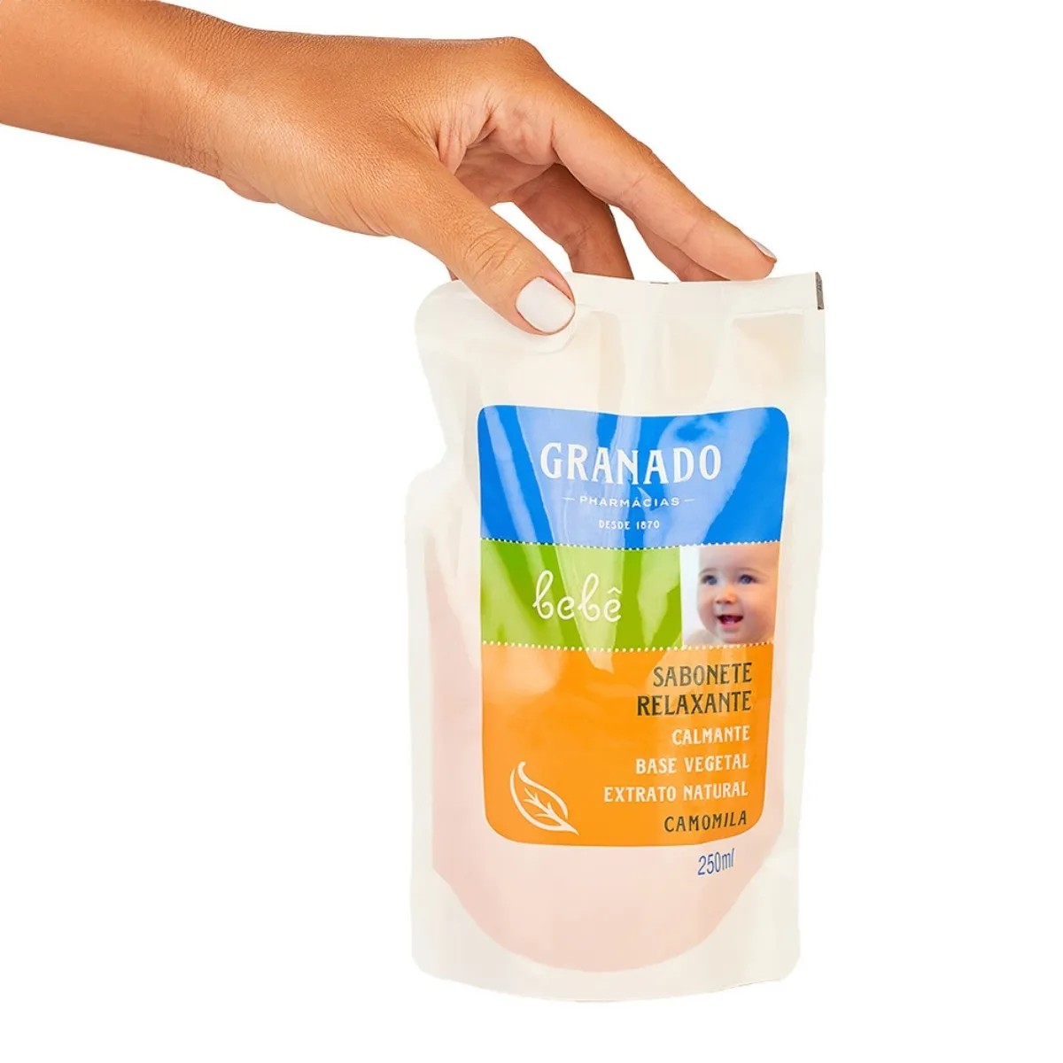 Sabonete Líquido Infantil Granado Bebê Camomila Refil 250ml — foto 3