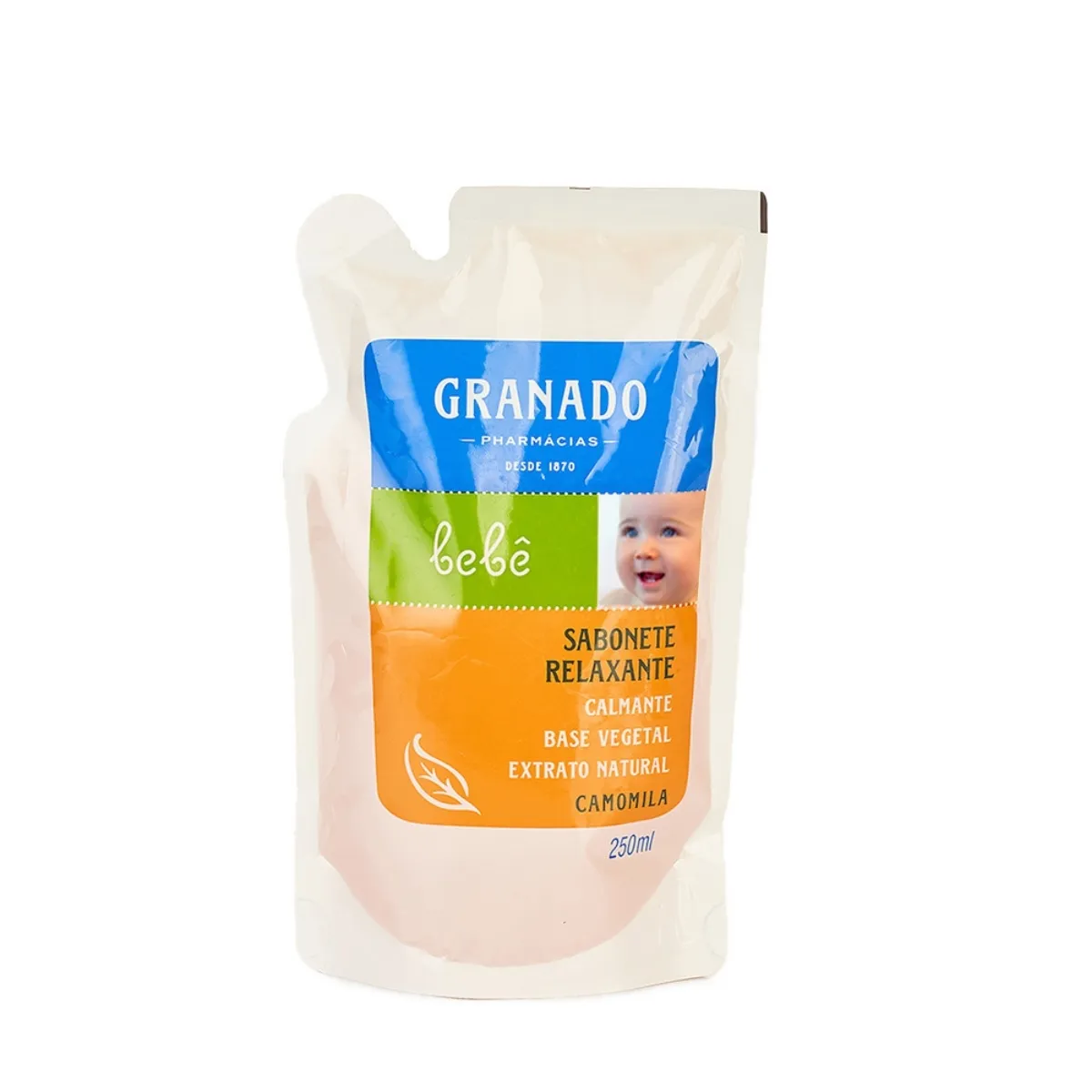 Sabonete Líquido Infantil Granado Bebê Camomila Refil 250ml
