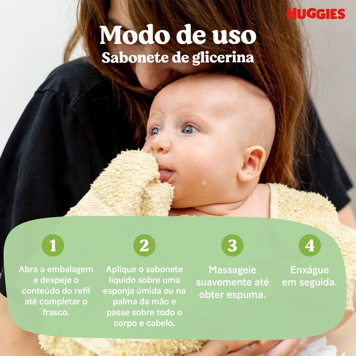 Sabonete Líquido Infantil Huggies Baby Glicerina Camomila Natural Refil 200ml — foto 7