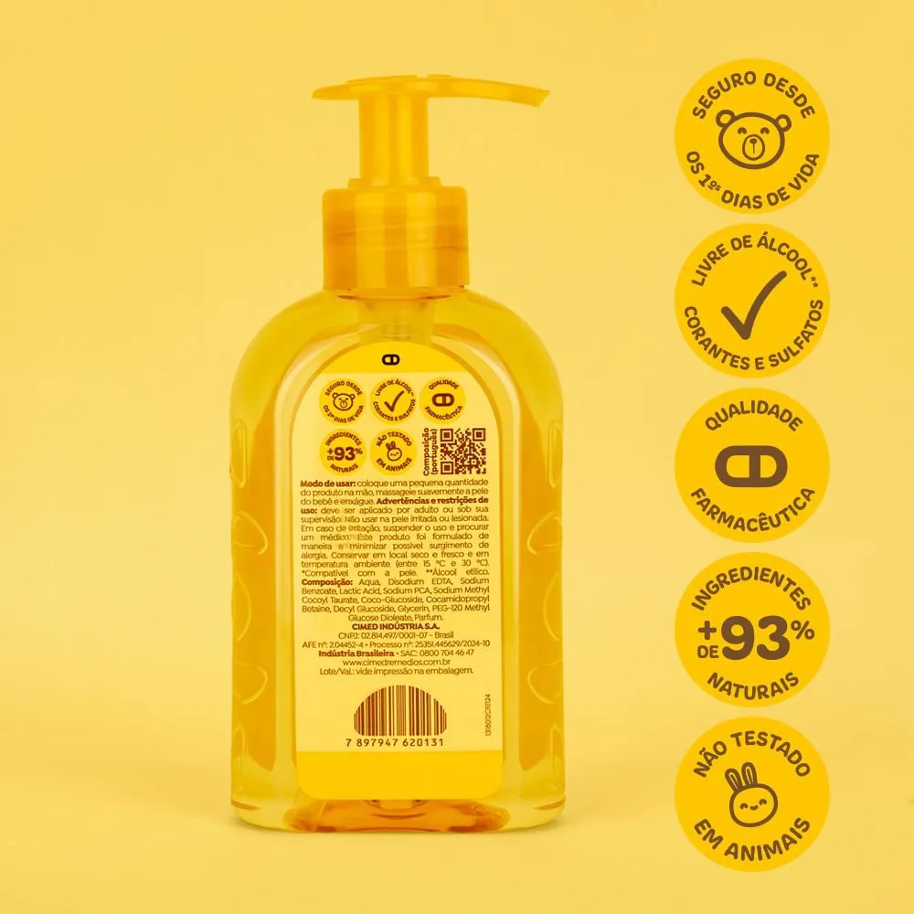 Sabonete Líquido Infantil João e Maria Bebê Glicerina 200ml — foto 4