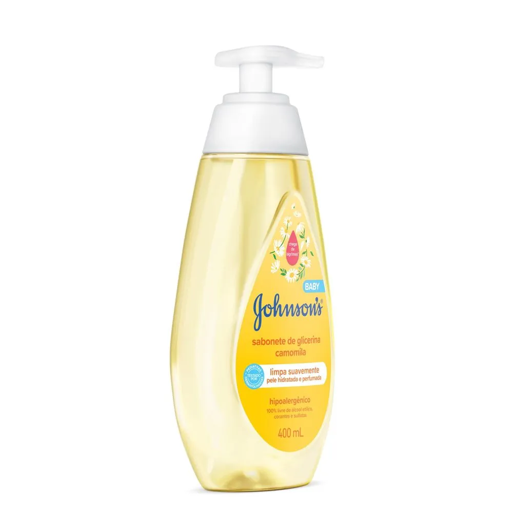 Sabonete Líquido Infantil Johnson's Baby Glicerina Camomila 400ml — foto 4