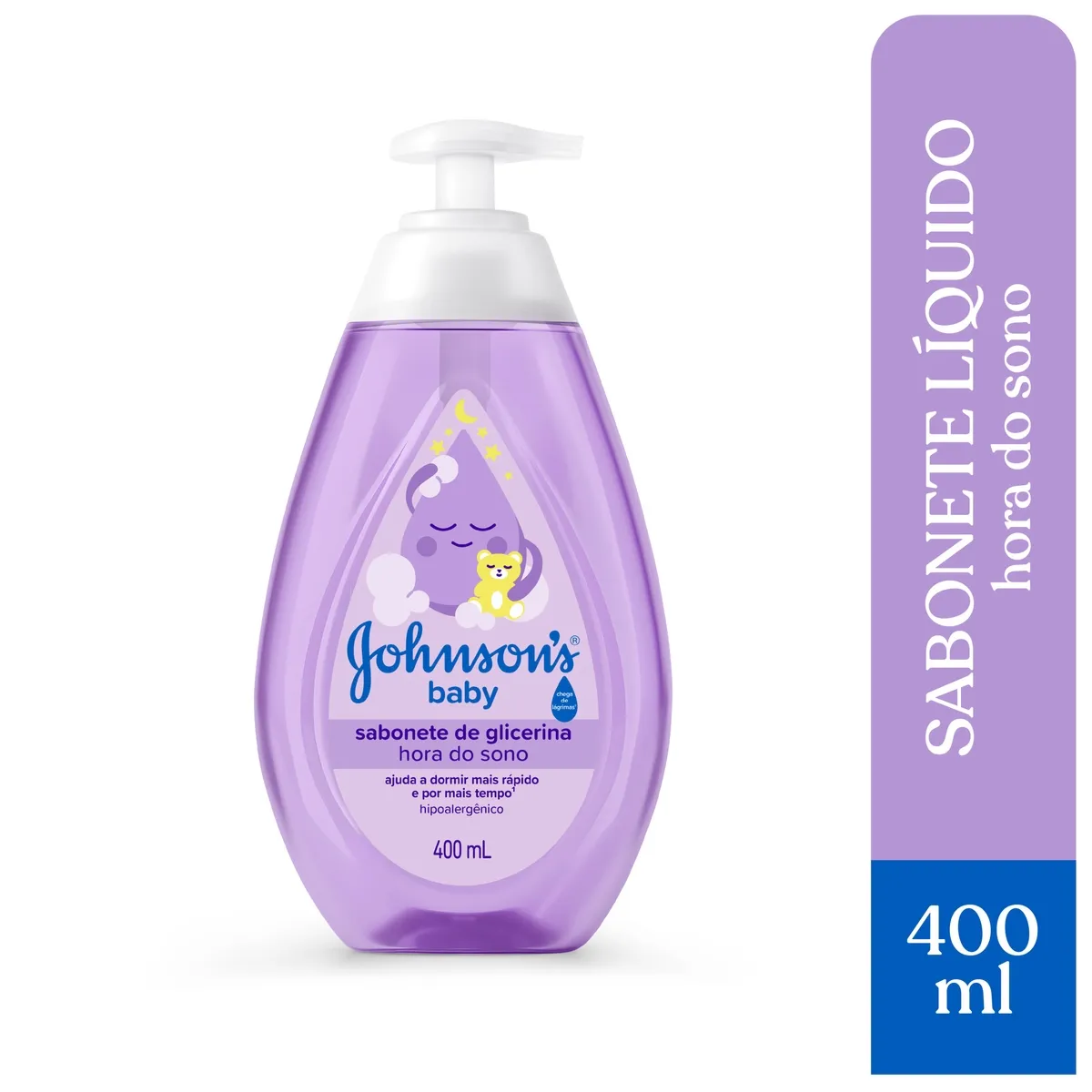 Sabonete Líquido Infantil Johnson's Baby Hora do Sono Sem Lágrimas 400ml