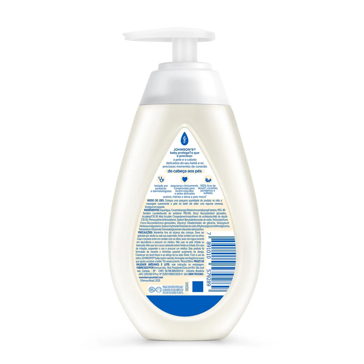 Sabonete Líquido Infantil Johnson's Baby Recém-Nascido 200ml — foto 3