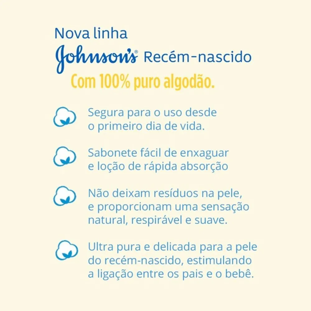 Sabonete Líquido Infantil Johnson's Baby Recém-Nascido 200ml — foto 6