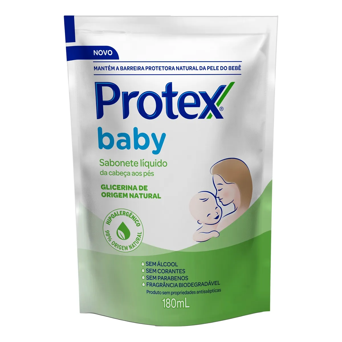 Sabonete Líquido Infantil Protex Baby Glicerina Refil 180ml