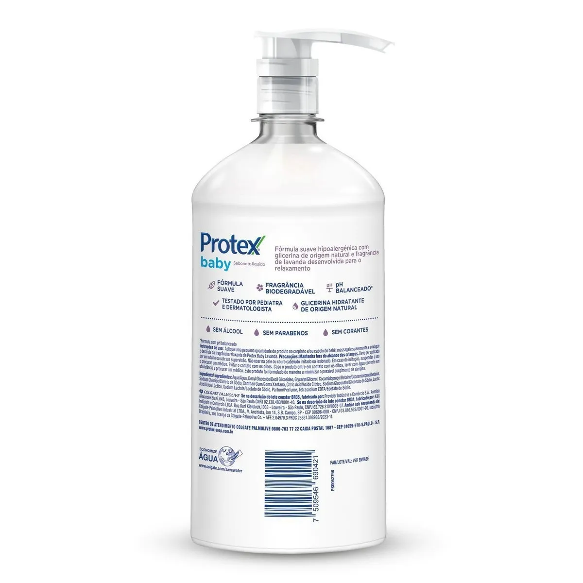 Sabonete Líquido Infantil Protex Baby Lavanda 1l — foto 2
