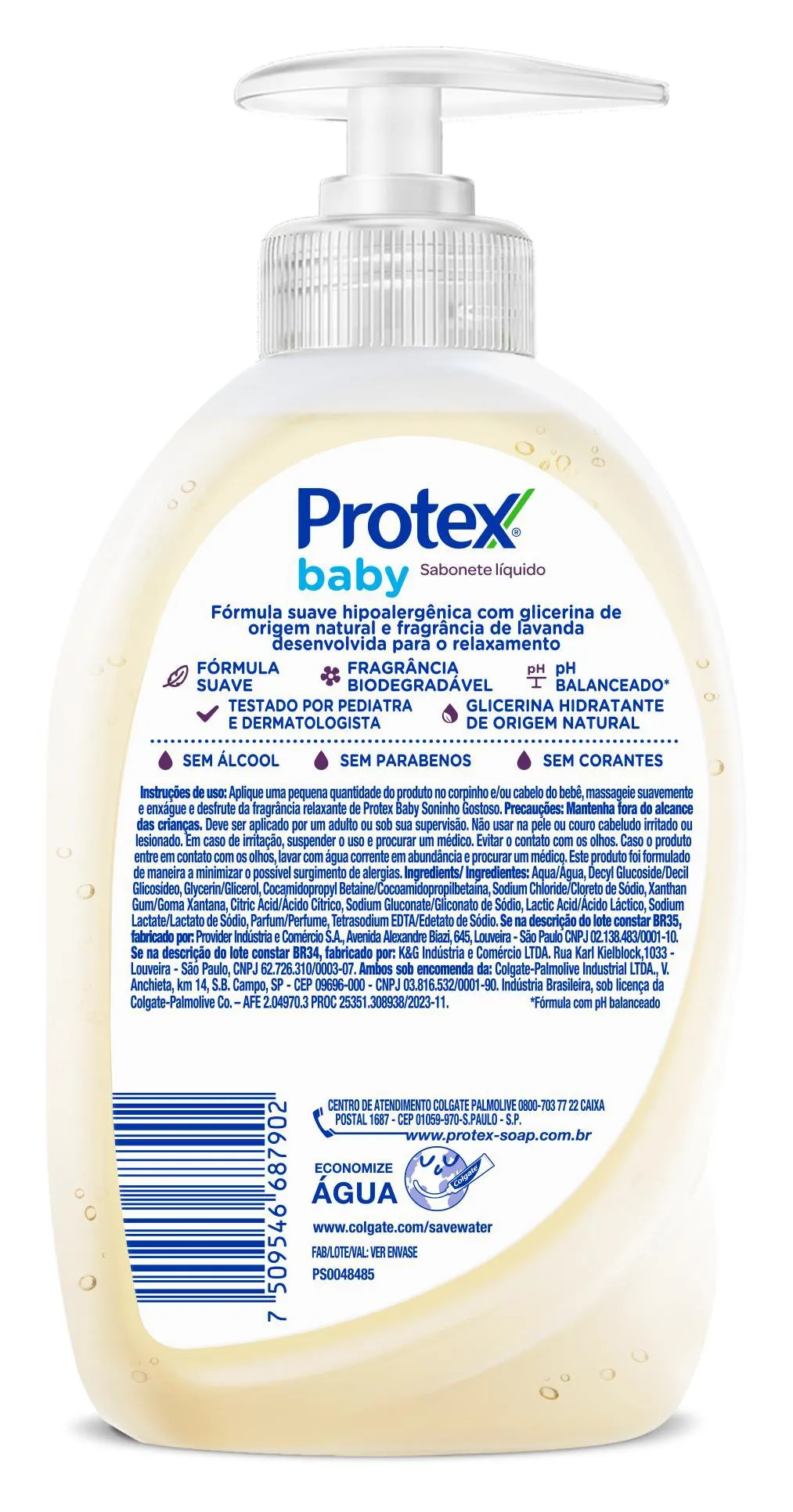 Sabonete Líquido Infantil Protex Baby Lavanda 200ml — foto 9