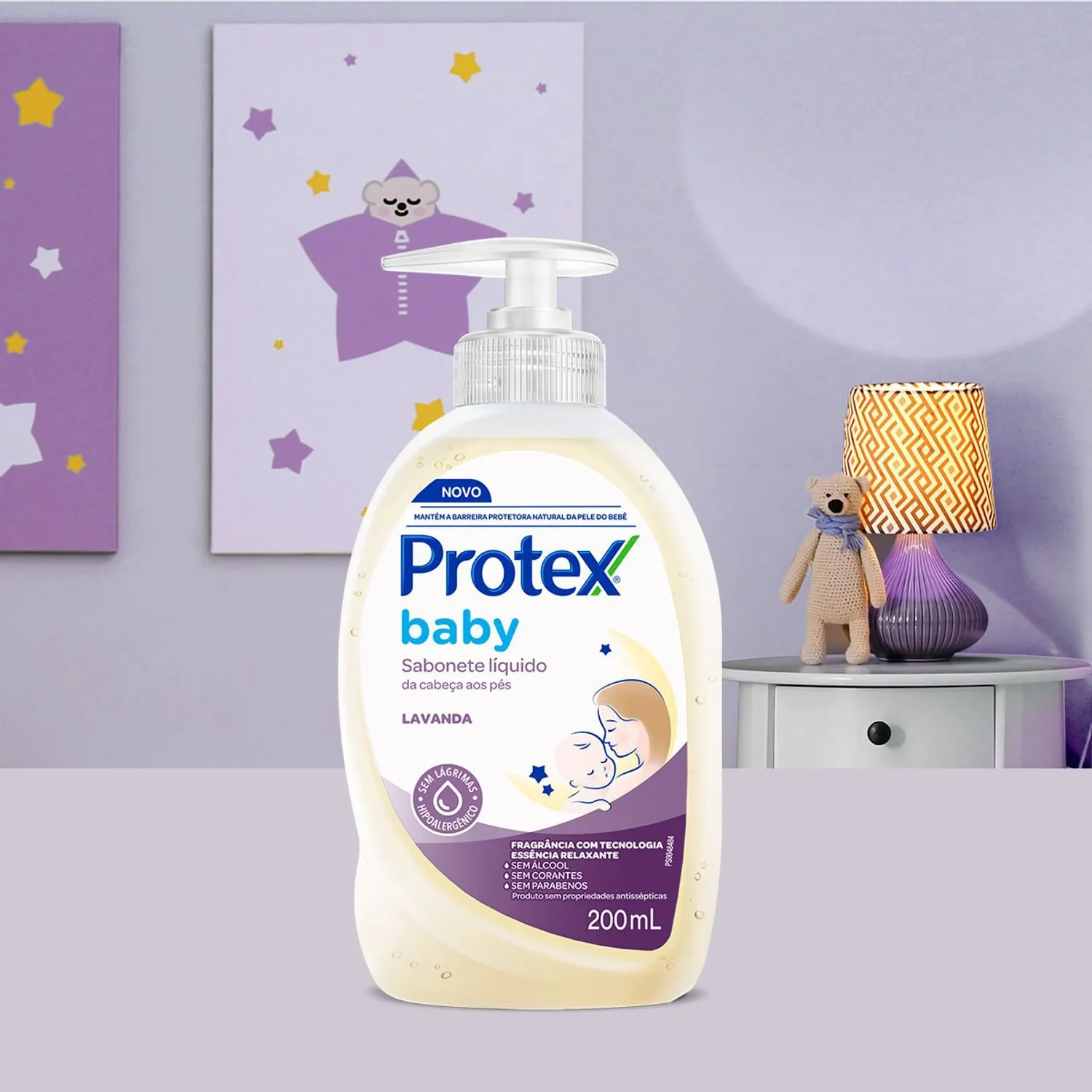 Sabonete Líquido Infantil Protex Baby Lavanda 400ml — foto 2