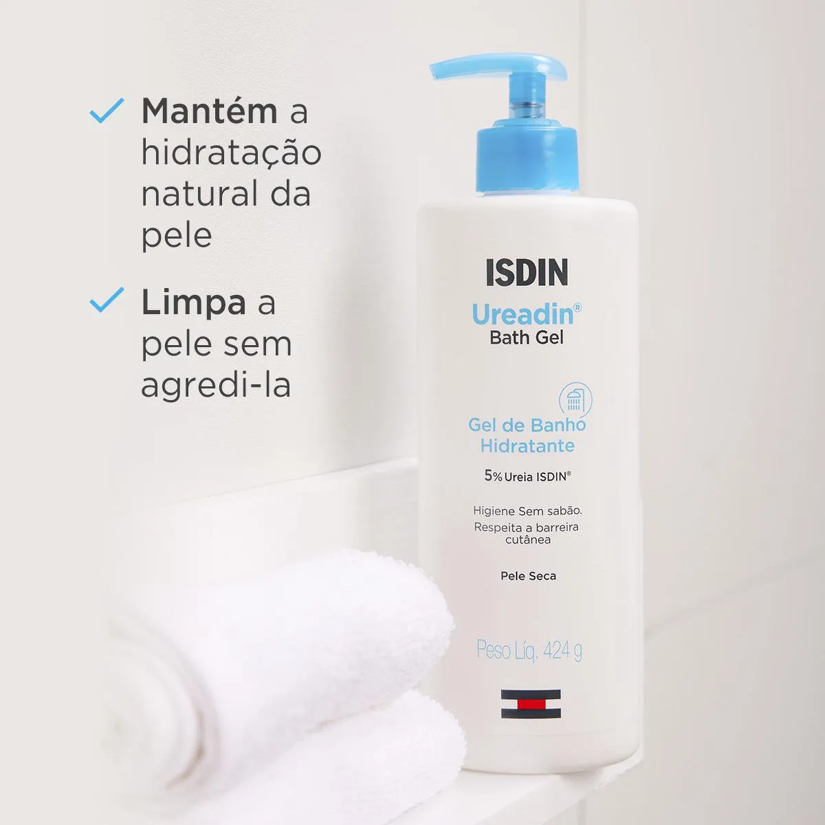 Sabonete Líquido ISDIN Ureadin Bath Gel Hidratante 424g — foto 2