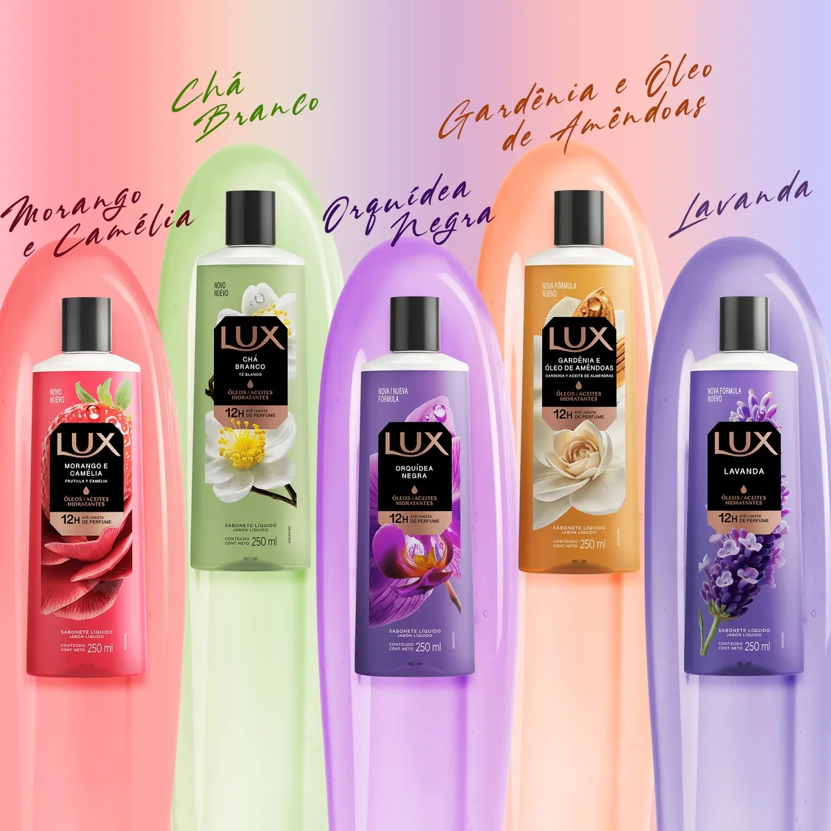 Sabonete Líquido Lux Botanicals Orquídea Negra 250ml — foto 7