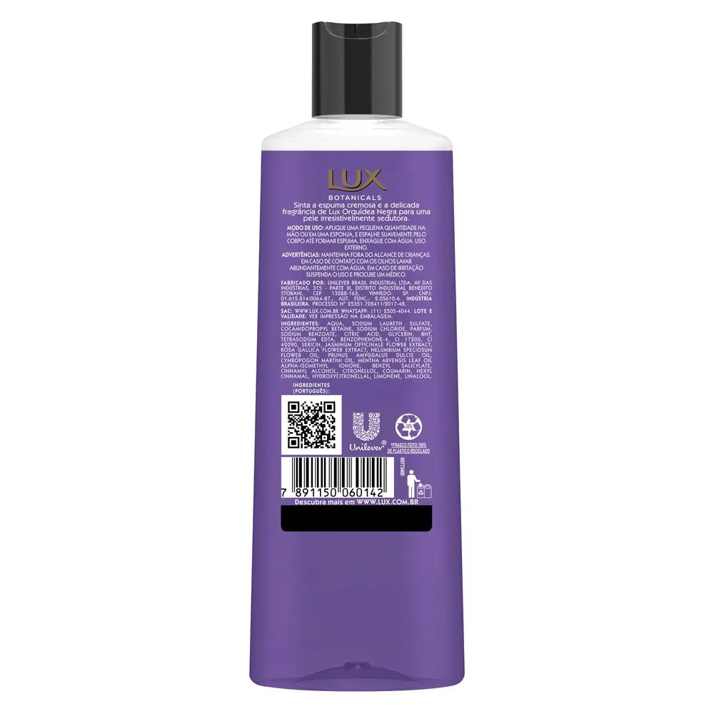 Sabonete Líquido Lux Botanicals Orquídea Negra 250ml — foto 3