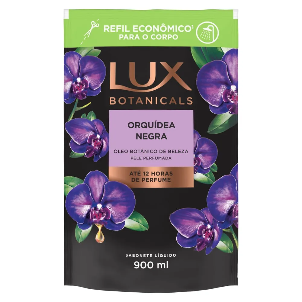 Sabonete Líquido Lux Botanicals Orquídea Negra Refil 900ml — foto 2