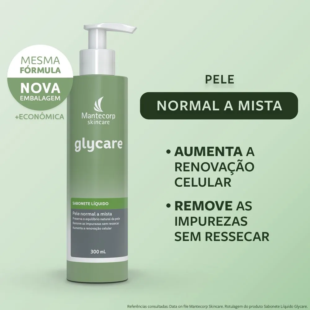 Sabonete Líquido Mantecorp Glycare 300ml — foto 3