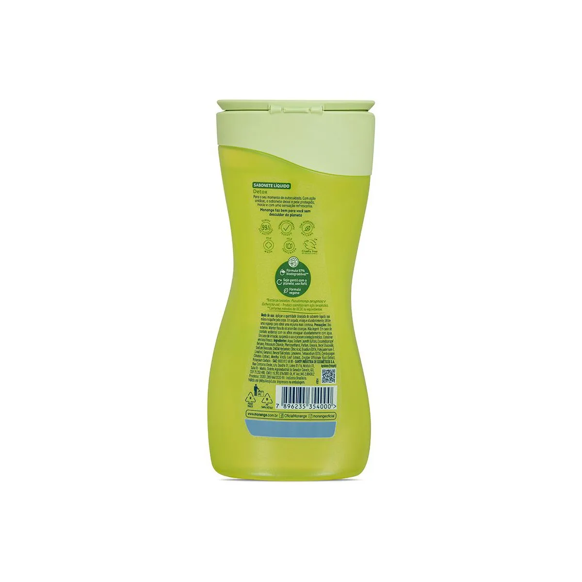 Sabonete Líquido Monange Detox Capim-Limão e Gengibre 240ml — foto 10