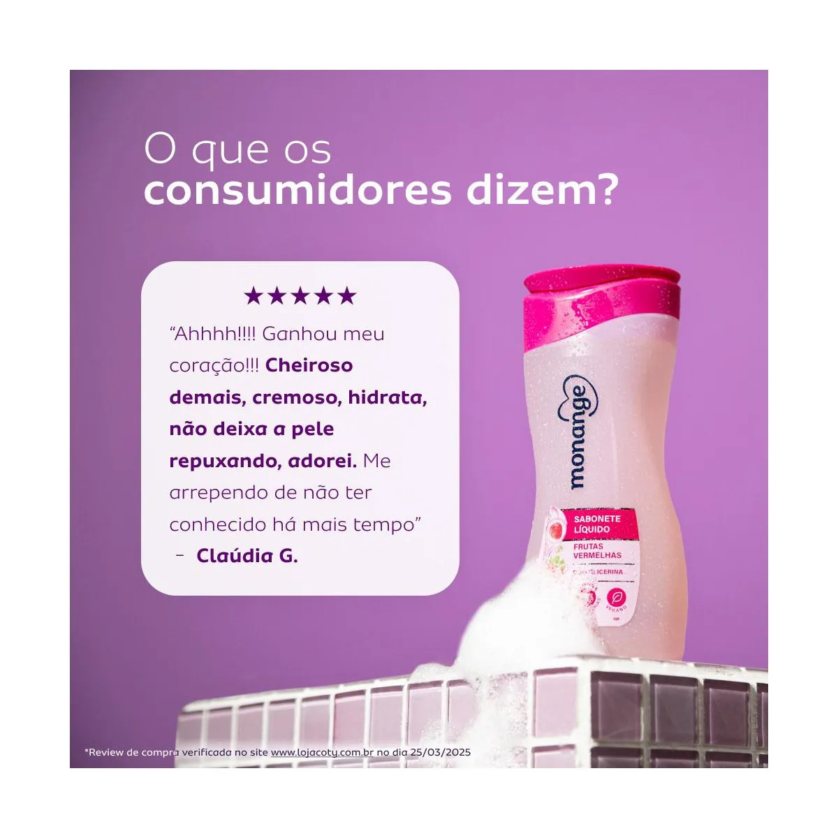 Sabonete Líquido Monange Frutas Vermelhas 240ml — foto 6