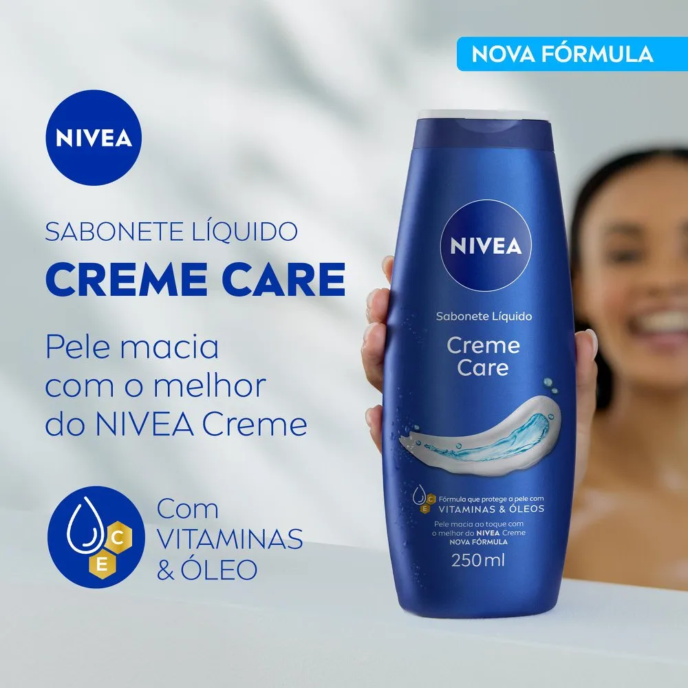 Sabonete Líquido Nivea Creme Care Hidratante 250ml — foto 2