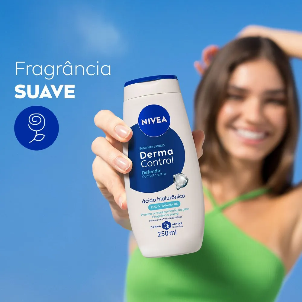Sabonete Líquido Nivea Derma Control Defende 250ml — foto 6