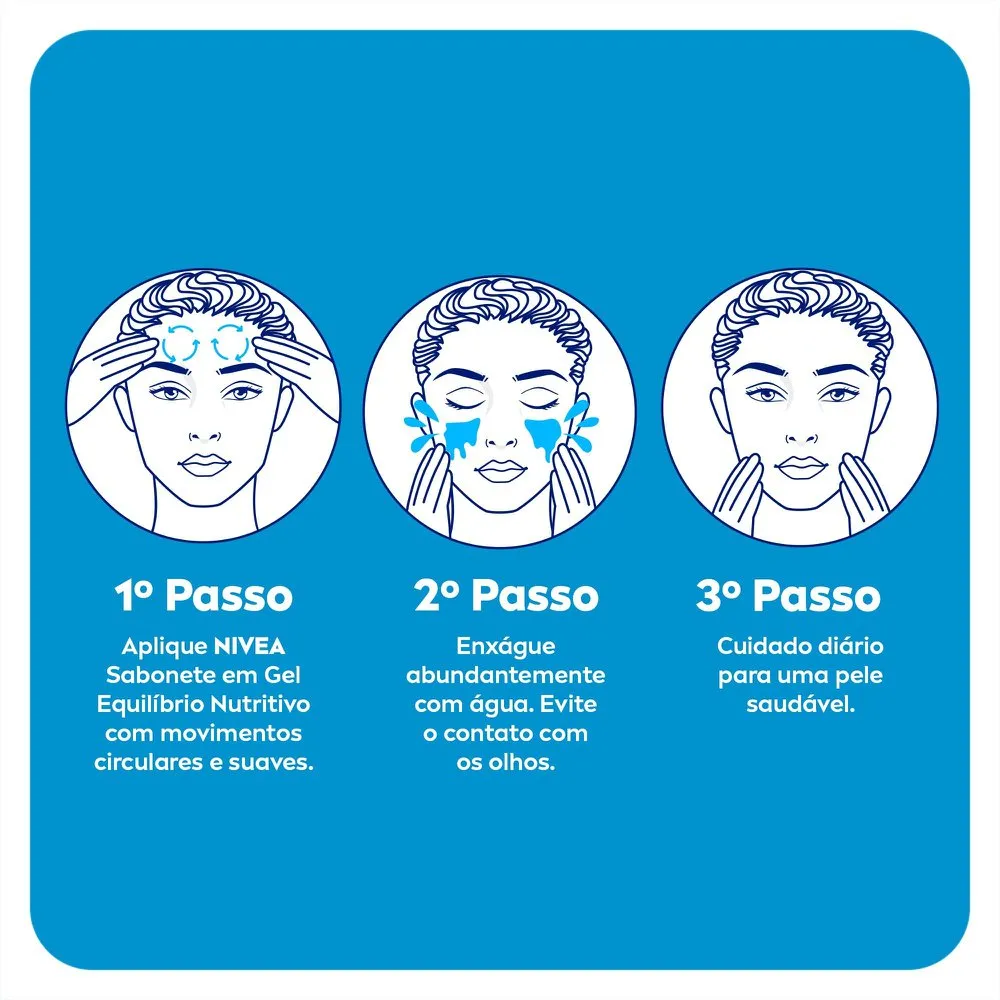 Sabonete Líquido Nivea Equilíbrio Protetor Gel Facial 150ml — foto 6