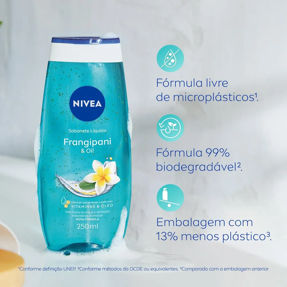 Sabonete Líquido Nivea Frangipani & Oil 250ml — foto 8
