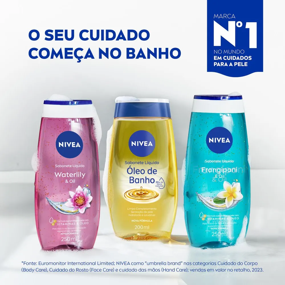 Sabonete Líquido Nivea Waterlily & Oil 250ml — foto 10