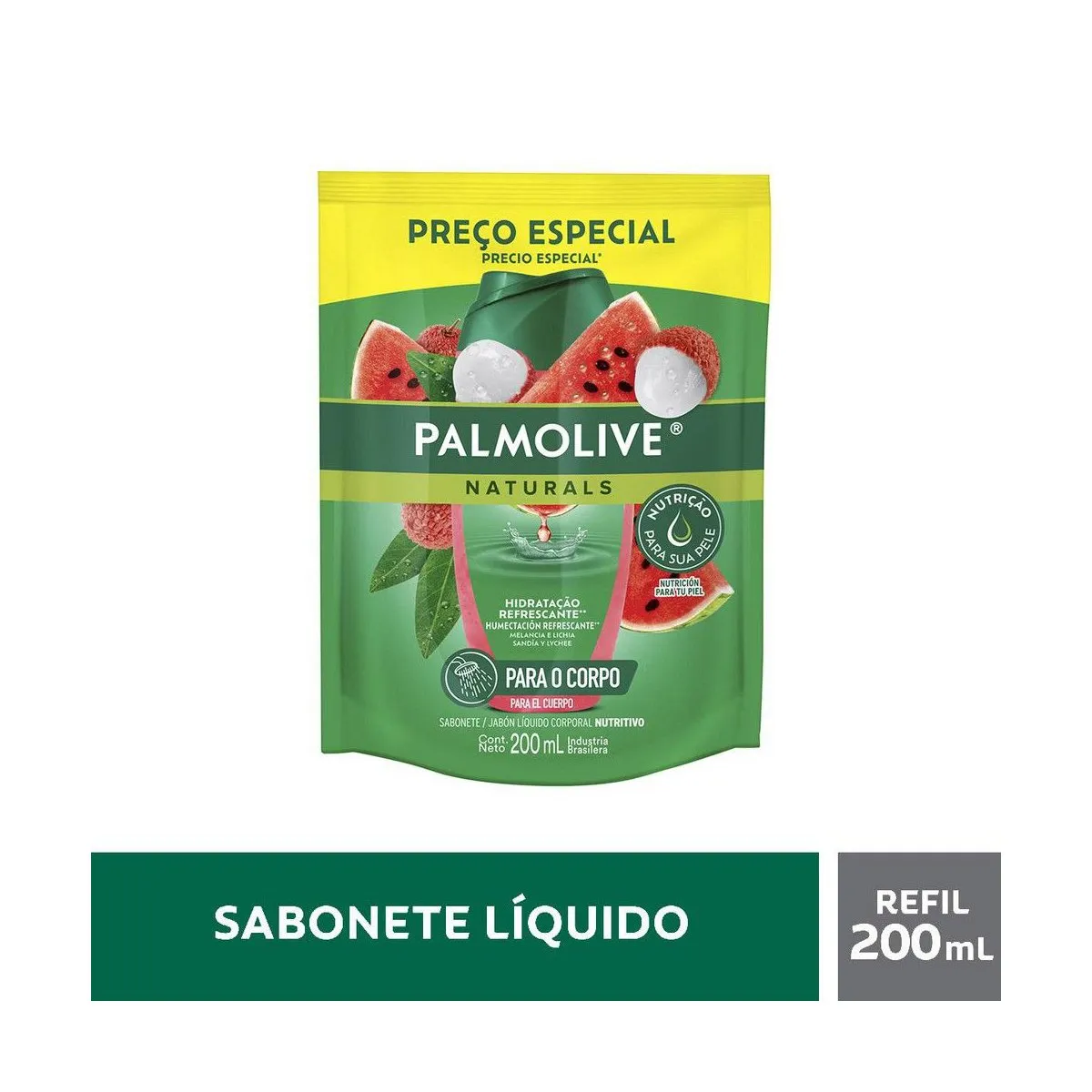 Sabonete Líquido Palmolive Naturals Nutritivo Melancia E Lichia Refil 200ml — foto 6