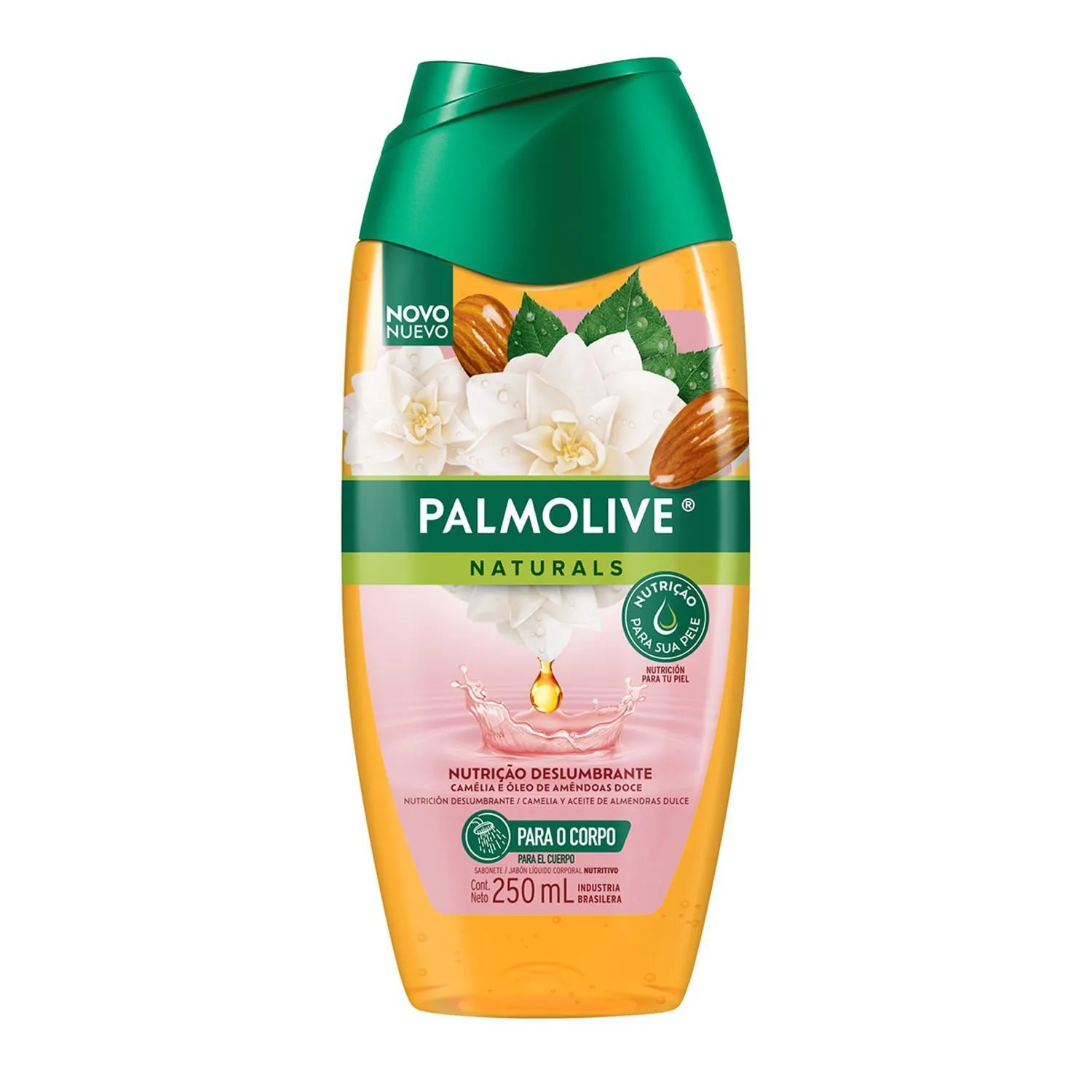 Sabonete Líquido Palmolive Naturals Óleo Nutritivo Camélia e Amêndoas 250ml — foto 2