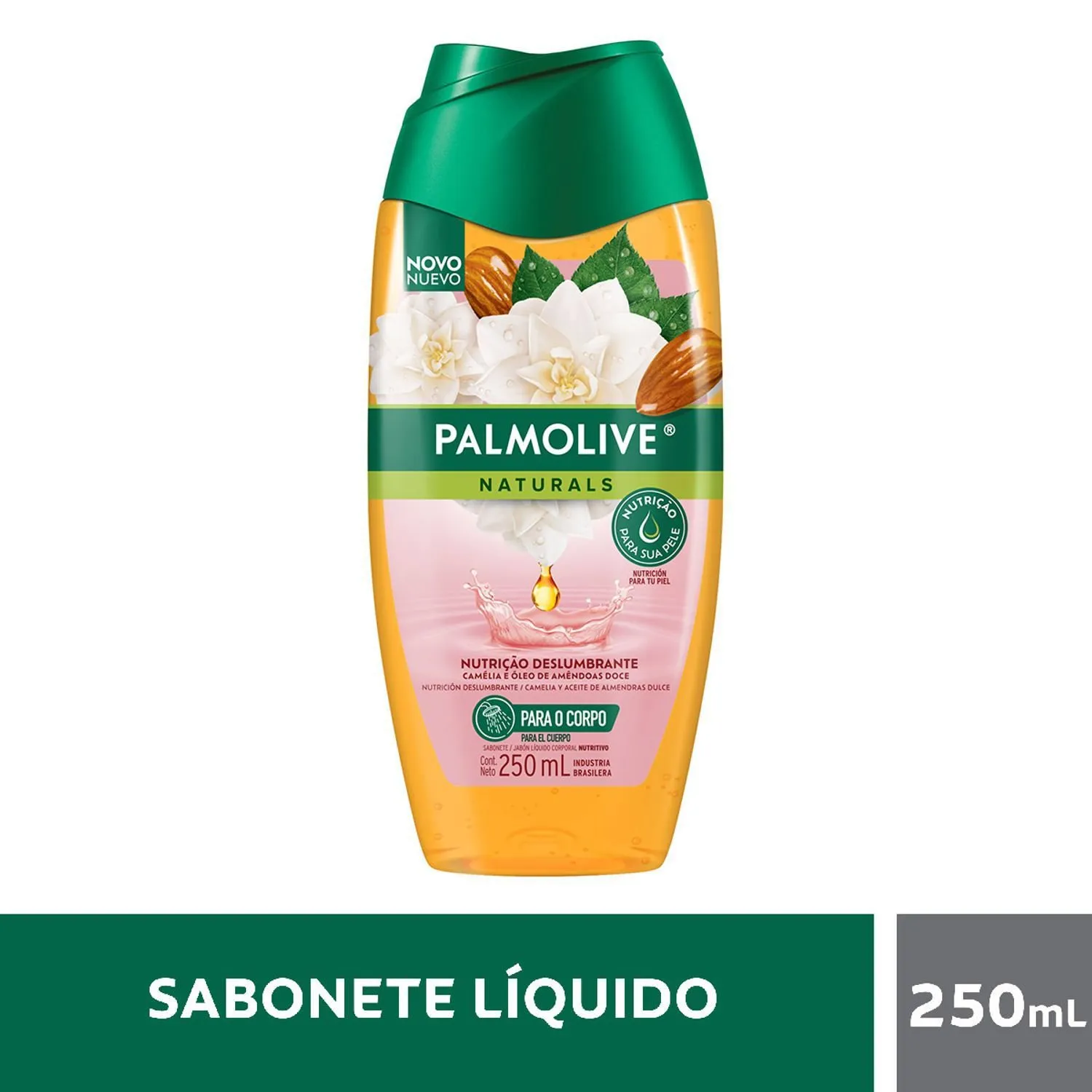 Sabonete Líquido Palmolive Naturals Óleo Nutritivo Camélia e Amêndoas 250ml