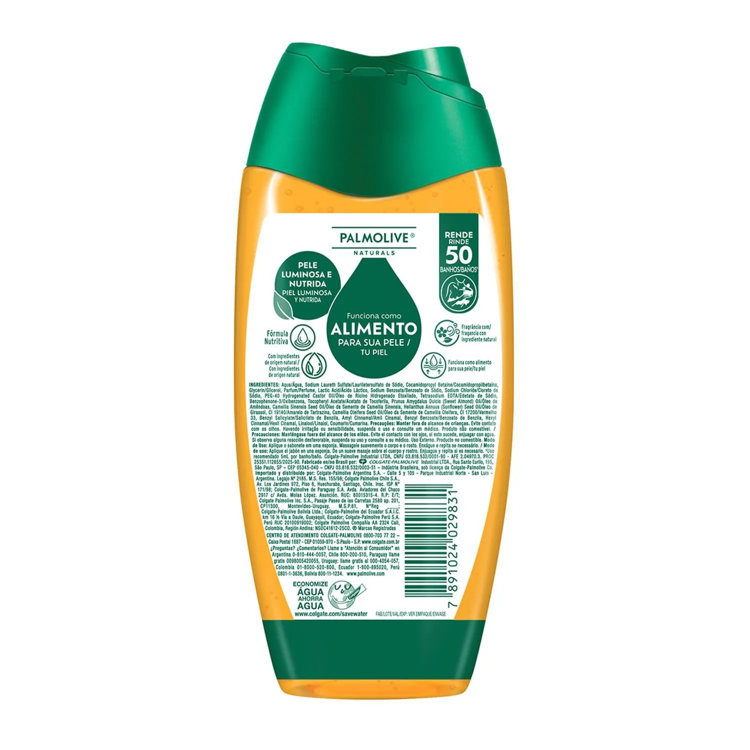 Sabonete Líquido Palmolive Naturals Óleo Nutritivo Camélia e Amêndoas 250ml — foto 3