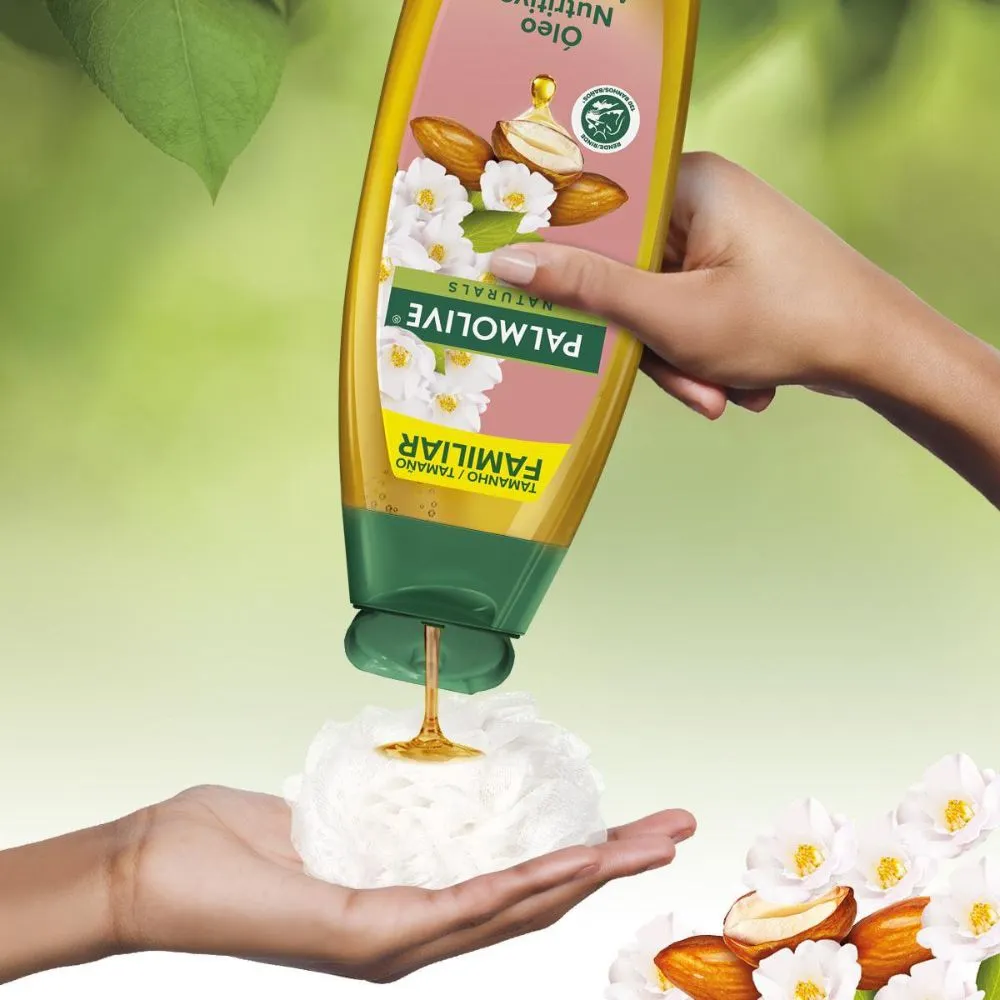 Sabonete Líquido Palmolive Naturals Óleo Nutritivo Camélia e Amêndoas 650ml — foto 3
