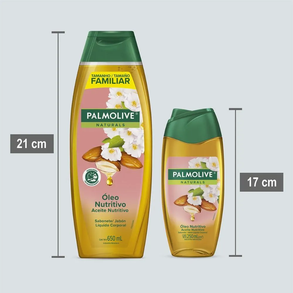 Sabonete Líquido Palmolive Naturals Óleo Nutritivo Camélia e Amêndoas 650ml — foto 5