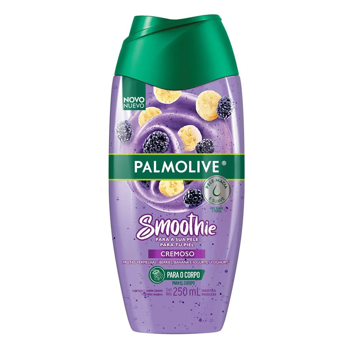 Sabonete Líquido Palmolive Smoothie Cremoso Frutas Vermelhas, Banana E Iogurte 250ml