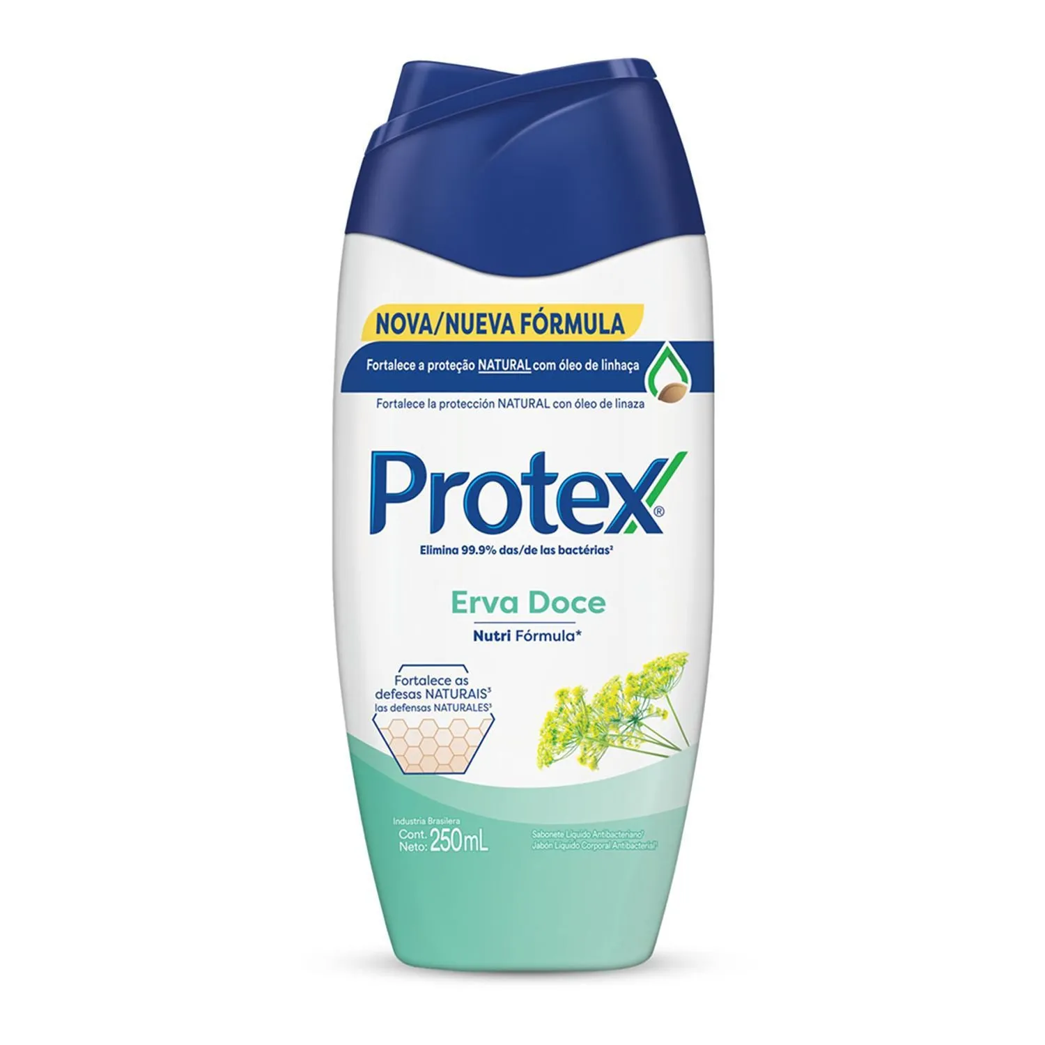 Sabonete Líquido Protex Antibacteriano Erva Doce 250ml — foto 2