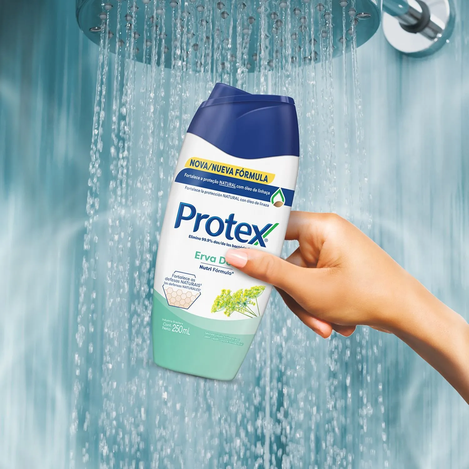 Sabonete Líquido Protex Antibacteriano Erva Doce 250ml — foto 5