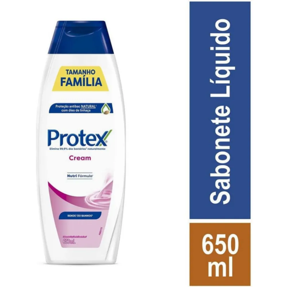 Sabonete Líquido Protex Cream Antibacteriano 650ml — foto 2