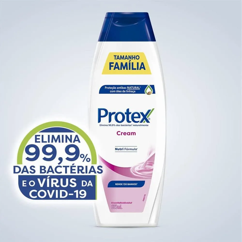 Sabonete Líquido Protex Cream Antibacteriano 650ml — foto 3