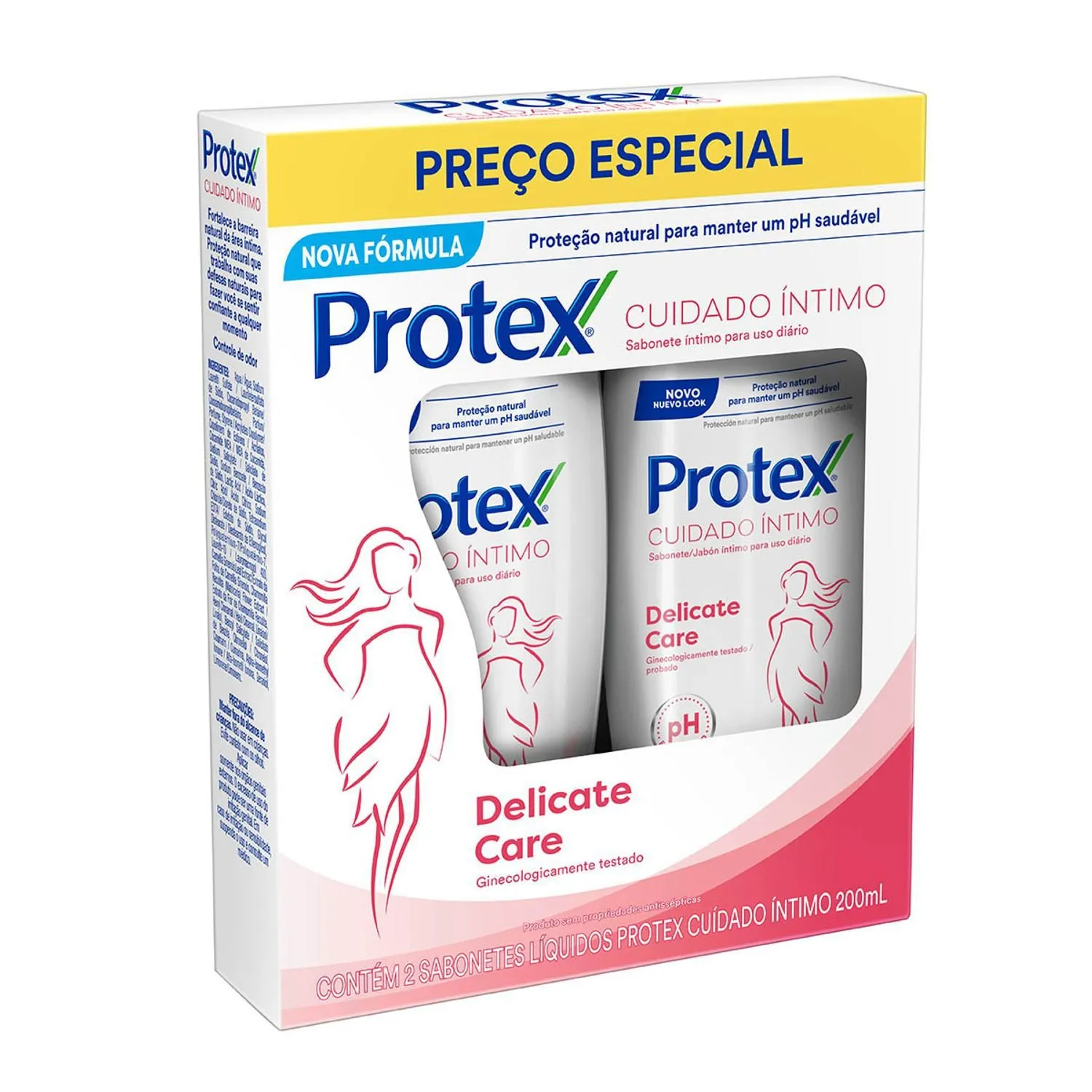 Sabonete Líquido Protex Cuidado Íntimo Delicate Care 200ml 2un — foto 6