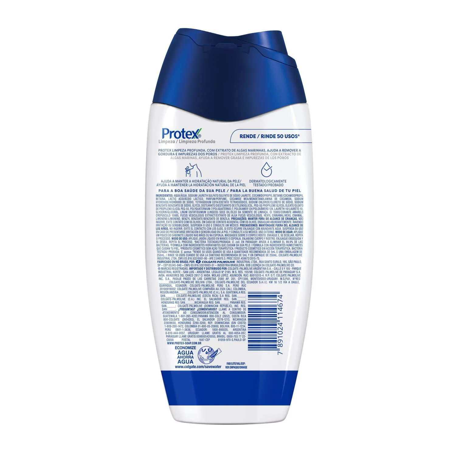 Sabonete Líquido Protex Limpeza Profunda Antibacteriano 250ml — foto 3