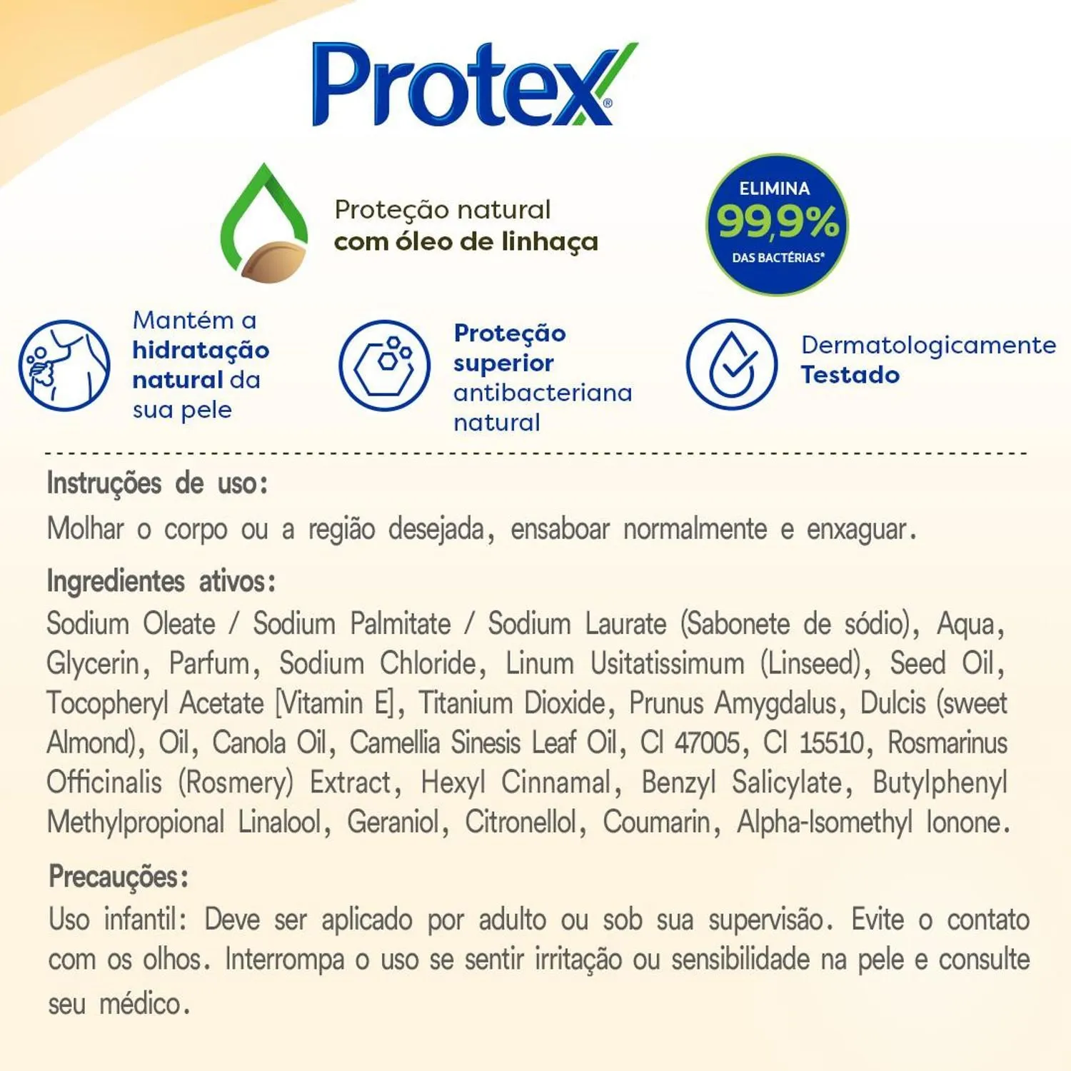 Sabonete Líquido Protex Nutri Protect Vitamina E Antibacteriano 250ml — foto 9