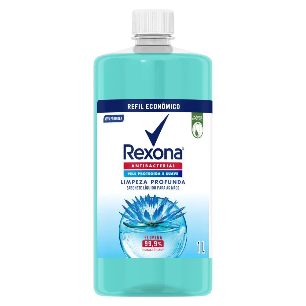 Sabonete Líquido Rexona Antibacterial Limpeza Profunda 1 Litro